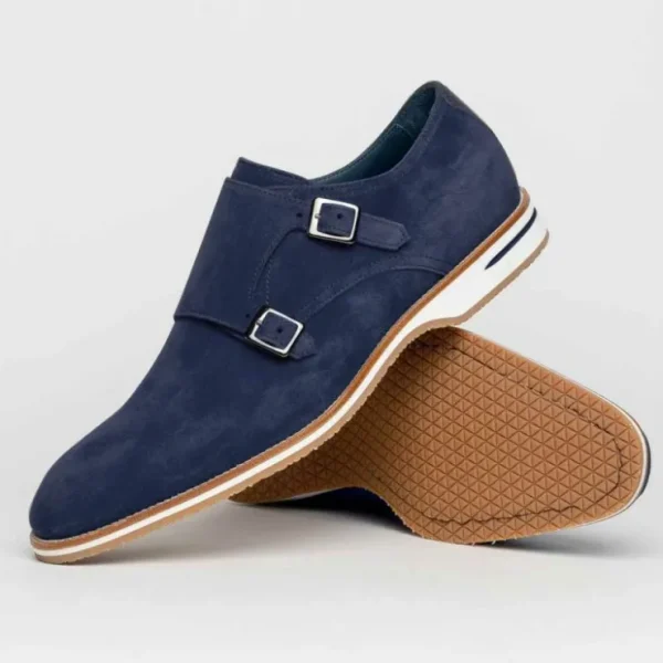zelli_legerra_suede_goats_2-1.webp Discount Zelli Legerra Suede Goatskin Double Monkstrap Shoes (56-100-NVY) Navy