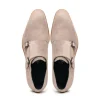 Store Zelli Legerra Suede Goatskin Double Monkstrap Shoes (56-105-SND) Sand