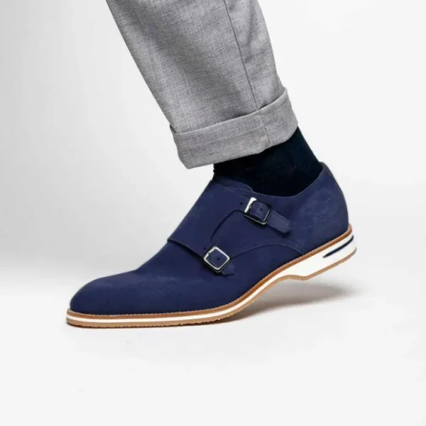 zelli_legerra_suede_goats_5.webp Discount Zelli Legerra Suede Goatskin Double Monkstrap Shoes (56-100-NVY) Navy