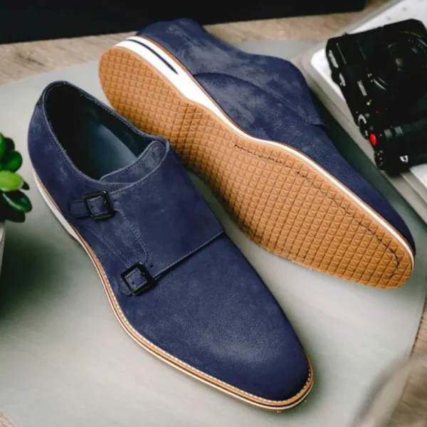 zelli_legerra_suede_goats_9.webp Discount Zelli Legerra Suede Goatskin Double Monkstrap Shoes (56-100-NVY) Navy