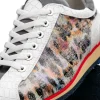 Hot Zelli Leo Sueded Italian Goatskin Sneakers Grey Multi (66-250-GRY) GreyMulti