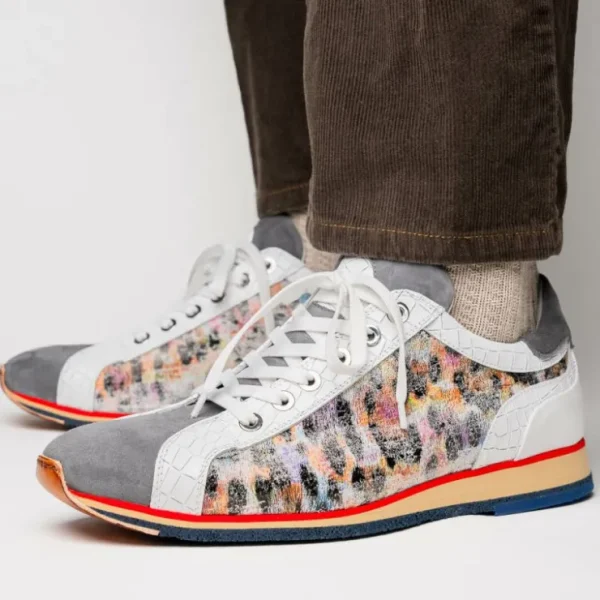 zelli_leo_sueded_italian__5.webp Hot Zelli Leo Sueded Italian Goatskin Sneakers Grey Multi (66-250-GRY) GreyMulti