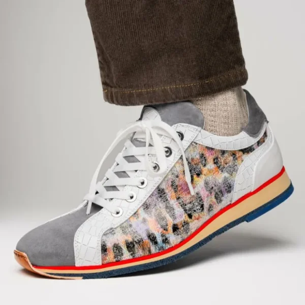zelli_leo_sueded_italian__6.webp Hot Zelli Leo Sueded Italian Goatskin Sneakers Grey Multi (66-250-GRY) GreyMulti