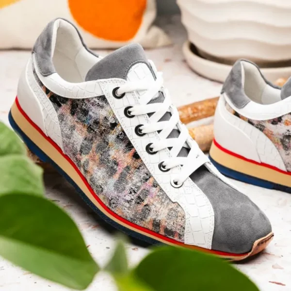 zelli_leo_sueded_italian__8.webp Hot Zelli Leo Sueded Italian Goatskin Sneakers Grey Multi (66-250-GRY) GreyMulti