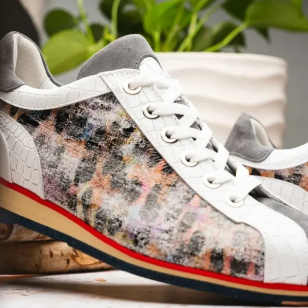 zelli_leo_sueded_italian__9.webp Hot Zelli Leo Sueded Italian Goatskin Sneakers Grey Multi (66-250-GRY) GreyMulti