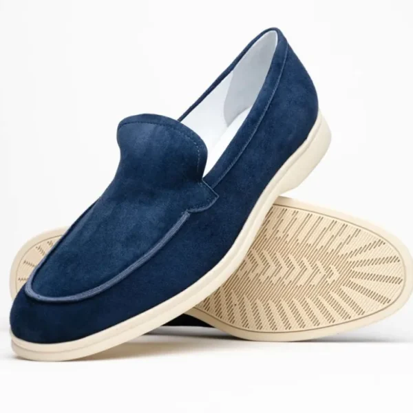 zelli_livorno_sueded_ital_1-3.webp New Zelli Livorno Sueded Italian Goatskin Loafer (16-621-NVY) Navy