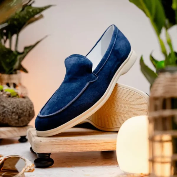 zelli_livorno_sueded_ital_5-3.webp New Zelli Livorno Sueded Italian Goatskin Loafer (16-621-NVY) Navy