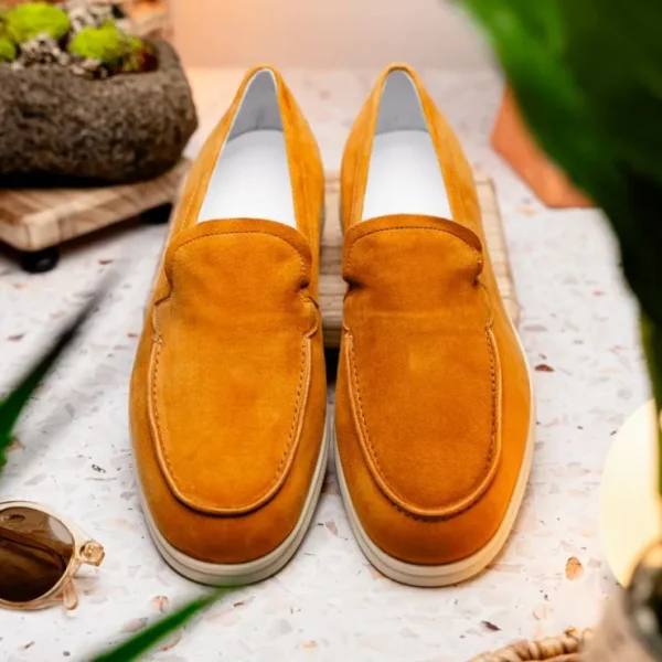 zelli_livorno_sueded_ital_6-1.webp Flash Sale Zelli Livorno Sueded Italian Goatskin Loafer (16-621-CGN) Cognac