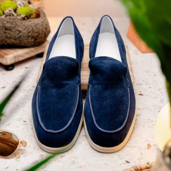 zelli_livorno_sueded_ital_6-3.webp New Zelli Livorno Sueded Italian Goatskin Loafer (16-621-NVY) Navy