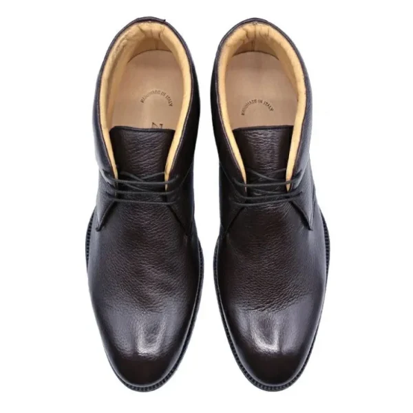 zelli_marco_deerskin_chuk_3.webp Clearance Zelli Marco Deerskin Chukka Boots Dark Brown (48-590-DBR) DarkBrown
