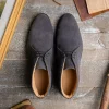 Outlet Zelli Marco Italian Suede Chukka Boots (46-592-GRY) Grey