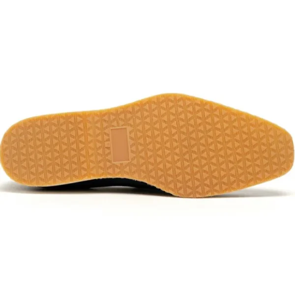 Shop Zelli Meo 3 Suede & Crocodile Loafers (11-020-GRY) Gray