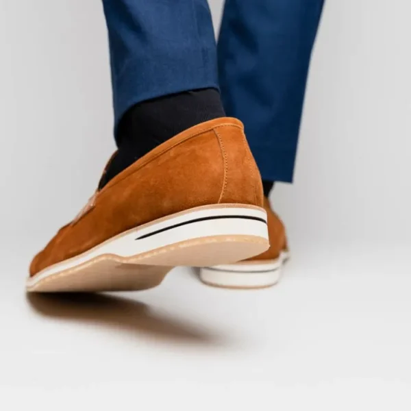 zelli_meo__suede_amp_croc_6.webp Best Zelli Meo 3 Suede & Crocodile Loafers (11-020-CGN) Cognac