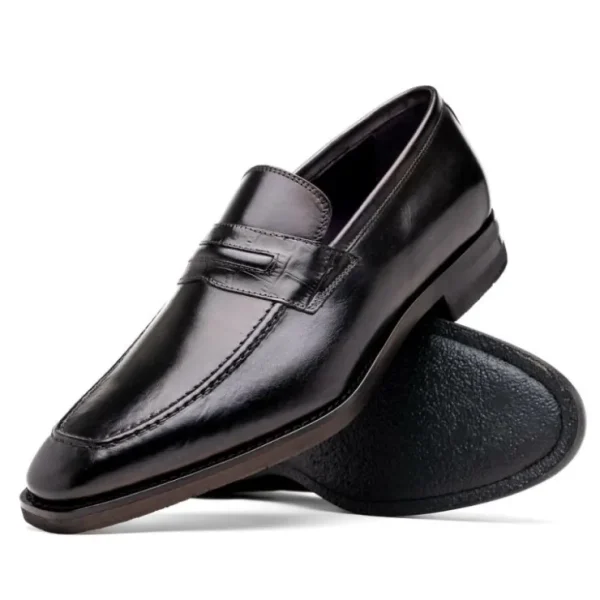 zelli_meo_hand_burnished__1-1.webp Best Zelli Meo Hand Burnished Loafers (15-703-BLK) Black