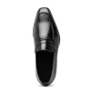 Best Zelli Meo Hand Burnished Loafers (15-703-BLK) Black