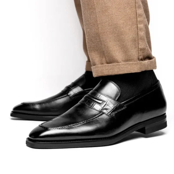 zelli_meo_hand_burnished__8-1.webp Best Zelli Meo Hand Burnished Loafers (15-703-BLK) Black