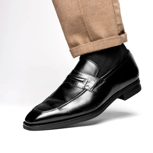 zelli_meo_hand_burnished__9-1.webp Best Zelli Meo Hand Burnished Loafers (15-703-BLK) Black