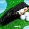 New Zelli Monza Caiman Crocodile Driving Loafers (31-103-BLK) Black