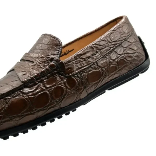 zelli_monza_caiman_crocod_3-2.webp Discount Zelli Monza Caiman Crocodile Driving Loafers (31-103-CGN) Cognac