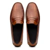 Sale Zelli Monza Hand Burnished Italian Calfskin Driving Loafers (35-115-CGN) Cognac