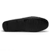 Clearance Zelli Monza Ostrich Quill Driving Loafers (33-100-BLK) Black