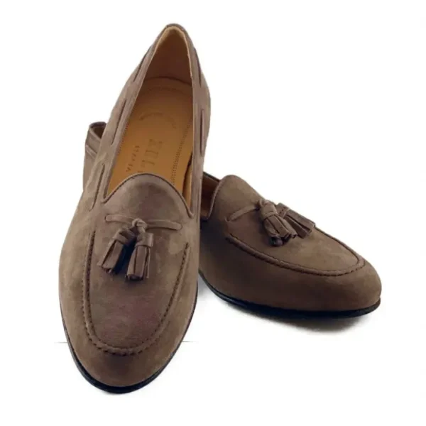 zelli_naples_suede_tassel_1-2.webp Sale Zelli Naples Suede Tassel Loafers (16-580-MOC) Mocha