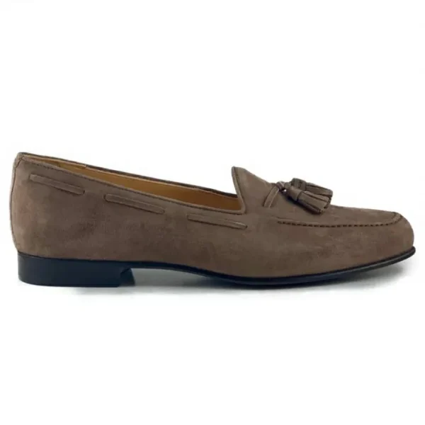 zelli_naples_suede_tassel_3-2.webp Sale Zelli Naples Suede Tassel Loafers (16-580-MOC) Mocha
