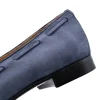 Cheap Zelli Naples Suede Tassel Loafers Blue Water (16-580-BLU) BlueWater