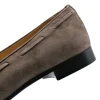 Sale Zelli Naples Suede Tassel Loafers (16-580-MOC) Mocha
