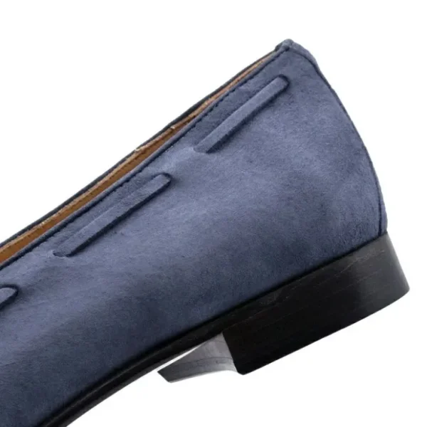 zelli_naples_suede_tassel_4.webp Cheap Zelli Naples Suede Tassel Loafers Blue Water (16-580-BLU) BlueWater