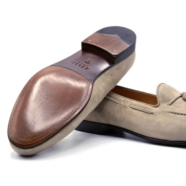 zelli_naples_suede_tassel_5-1.webp Sale Zelli Naples Suede Tassel Loafers (16-580-BON) Bone