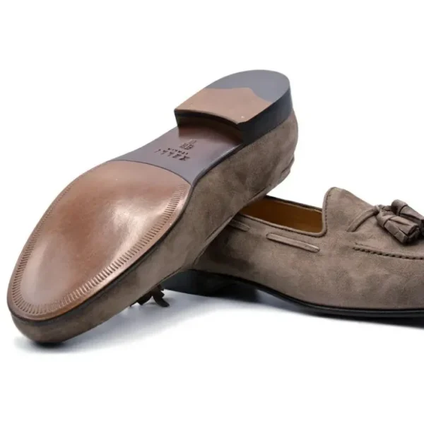 zelli_naples_suede_tassel_5-2.webp Sale Zelli Naples Suede Tassel Loafers (16-580-MOC) Mocha