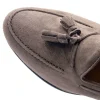 Sale Zelli Naples Suede Tassel Loafers (16-580-MOC) Mocha