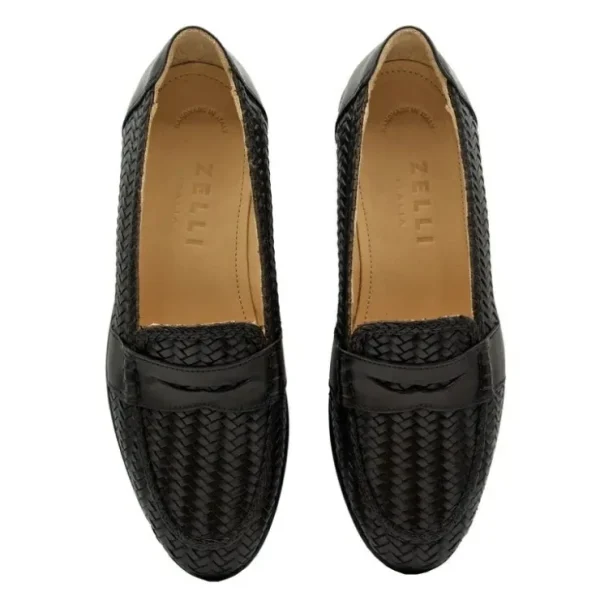 zelli_nicola_woven_loafer_4-1.webp Hot Zelli Nicola Woven Loafers Dark Brown (15-585-BRN) DarkBrown