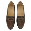 Store Zelli Nicola Woven Loafers (15-585-CGN) Cognac
