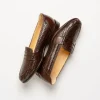 Store Zelli Nicola Woven Loafers (15-585-CGN) Cognac