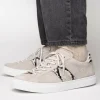 Outlet Zelli Olympias Python & Sueded Goatskin Sneakers (66-100-GRY) Grey