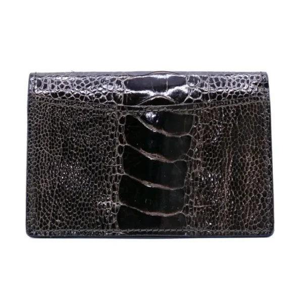 zelli_ostrich_leg_card_ca_4.webp New Zelli Ostrich Leg Card Case Brown