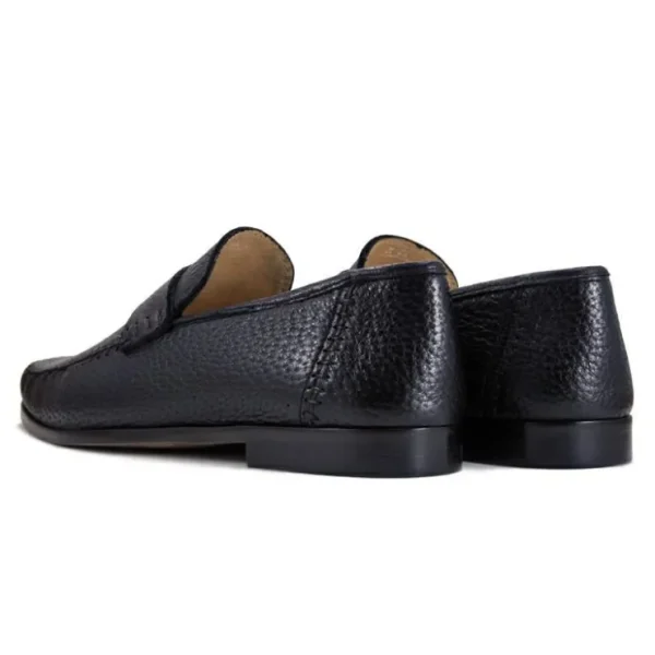 Sale Zelli Parma Peccary Loafers (19-025-BLK) Black