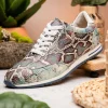 Outlet Zelli Peri Python Embossed Calfskin Sneakers Multi Blue (65-215-BLU) MultiBlue