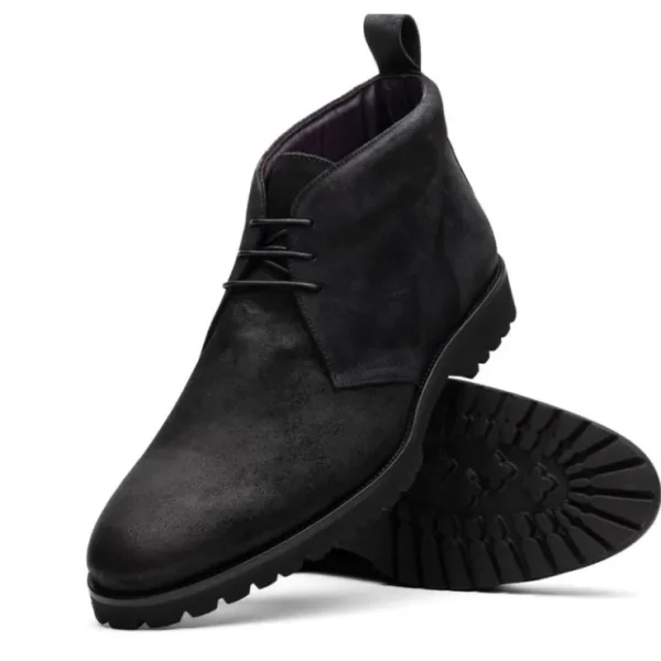 zelli_rezza_italian_suede_1.webp Hot Zelli Rezza Italian Suede Chukka Boot (46-602-BLK) Black