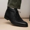 Hot Zelli Rezza Italian Suede Chukka Boot (46-602-BLK) Black