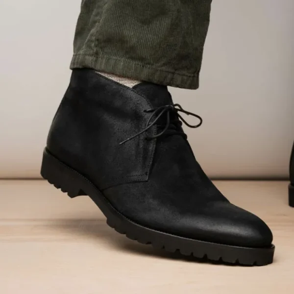 zelli_rezza_italian_suede_10.webp Hot Zelli Rezza Italian Suede Chukka Boot (46-602-BLK) Black