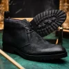 Hot Zelli Rezza Italian Suede Chukka Boot (46-602-BLK) Black