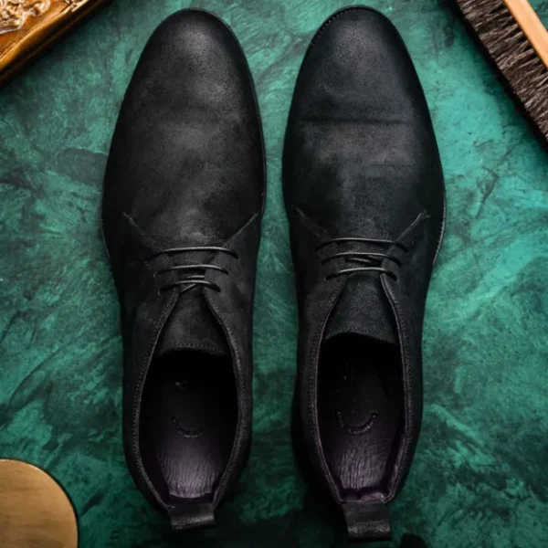 zelli_rezza_italian_suede_8.webp Hot Zelli Rezza Italian Suede Chukka Boot (46-602-BLK) Black