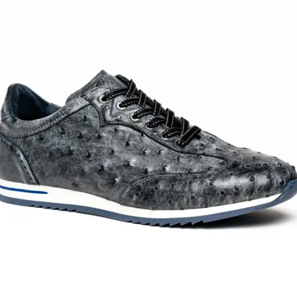 zelli_rio_ostrich_sneaker_1.webp Discount Zelli Rio Ostrich Sneakers Faded Black (63-112-BLK) FadedBlack