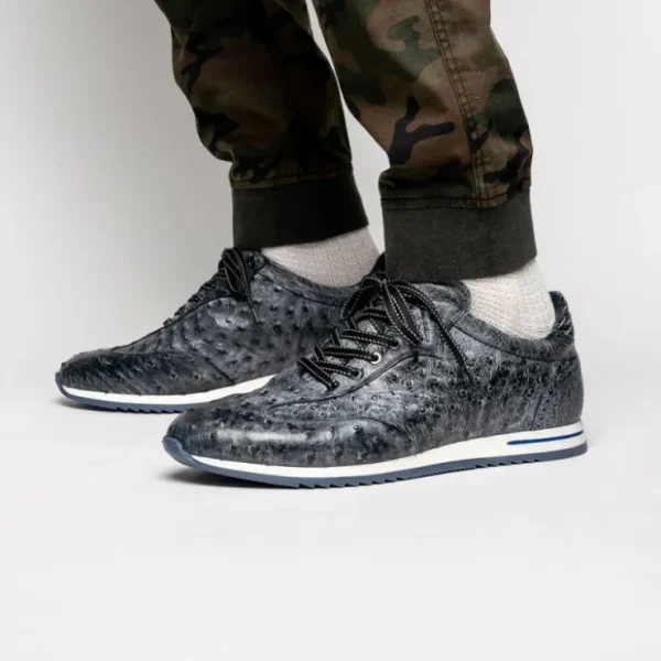 zelli_rio_ostrich_sneaker_10.webp Discount Zelli Rio Ostrich Sneakers Faded Black (63-112-BLK) FadedBlack