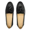 New Zelli Riviera Woven Calfskin Tassel Loafers (15-250-BLK) Black