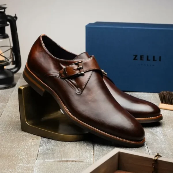 zelli_roman_monk_strap_sh_5.webp Hot Zelli Roman Monk Strap Shoes (55-506-CST) Chestnut