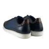 Hot Zelli Russo Calfskin & Crocodile Sneakers (65-201-NVY) Navy